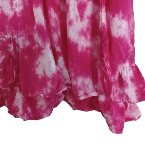 Maggie & Zoe Tie Dye Sun Dress Sz 5-6Y Pink And White Boho - Picture 5 of 8